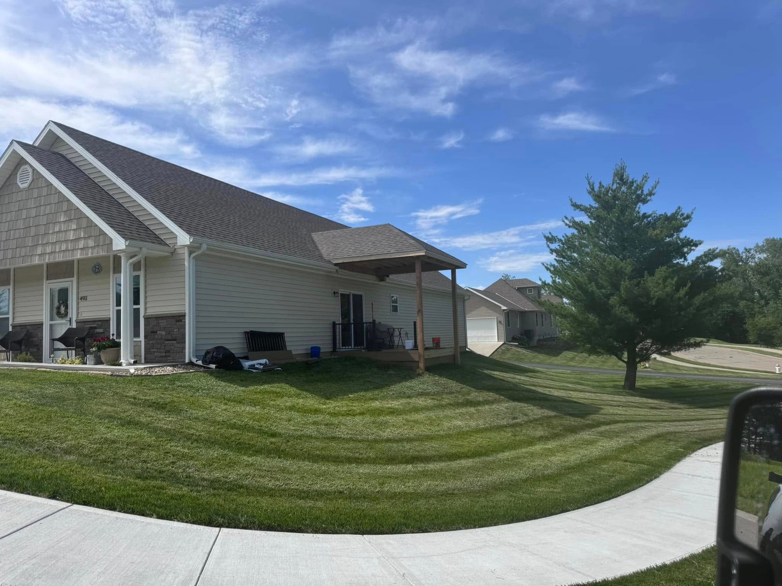 Roof replacement completed by RJ Roofing and Contracting