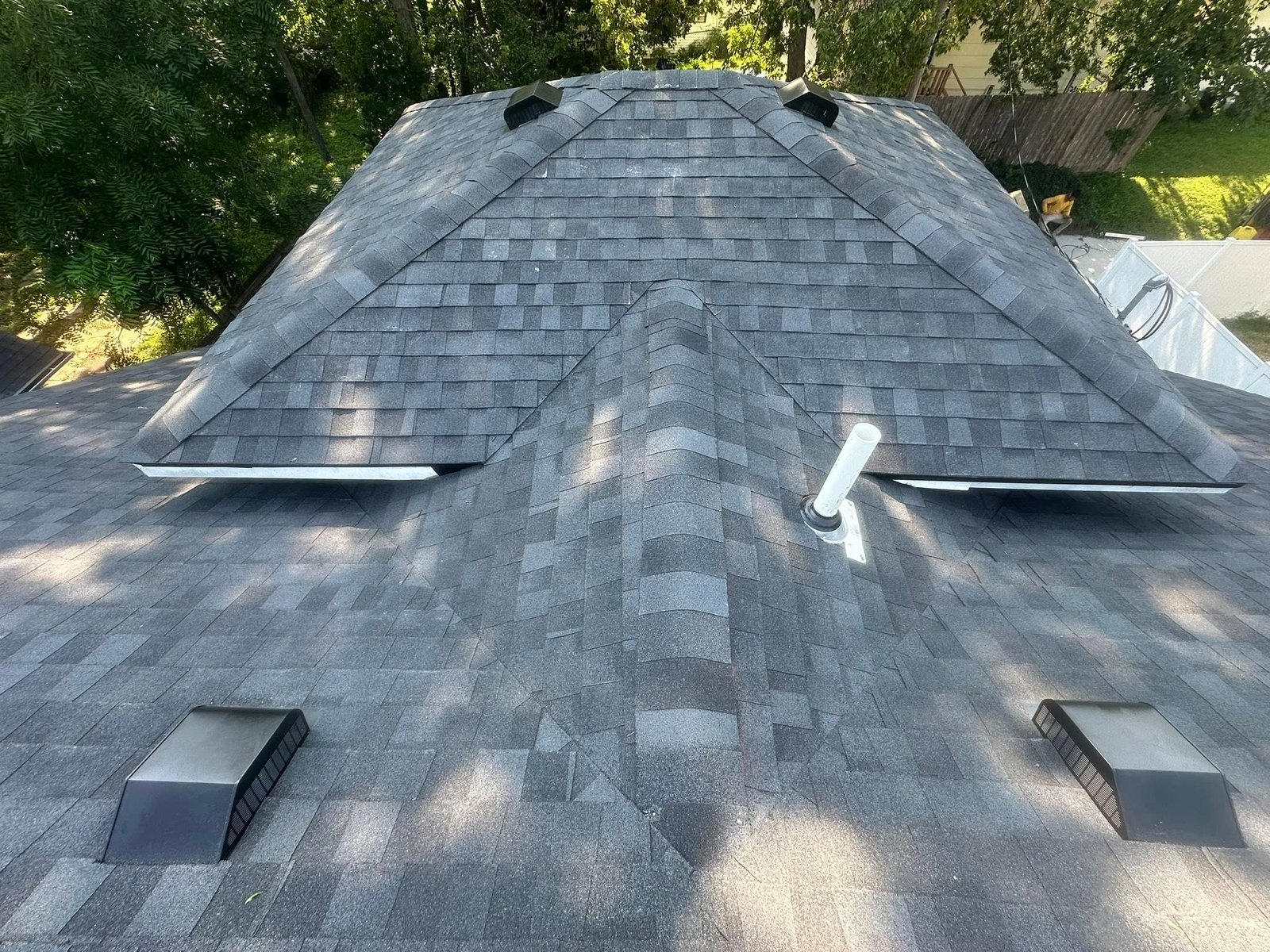 Roof repair by RJ Roofing and Contracting